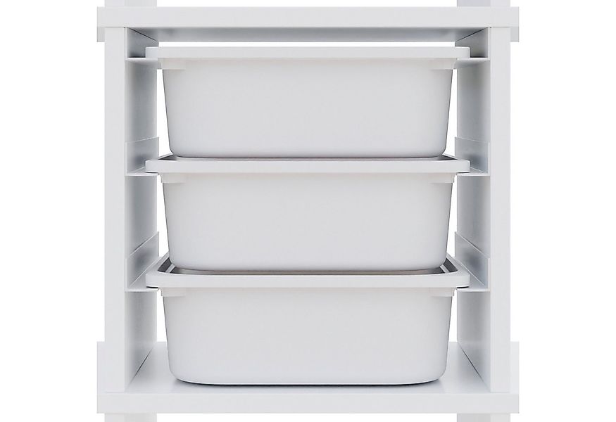 Clutter Cover Regaleinsatz für Kallax Regal, Halterung für 3 Trofast Boxen, günstig online kaufen