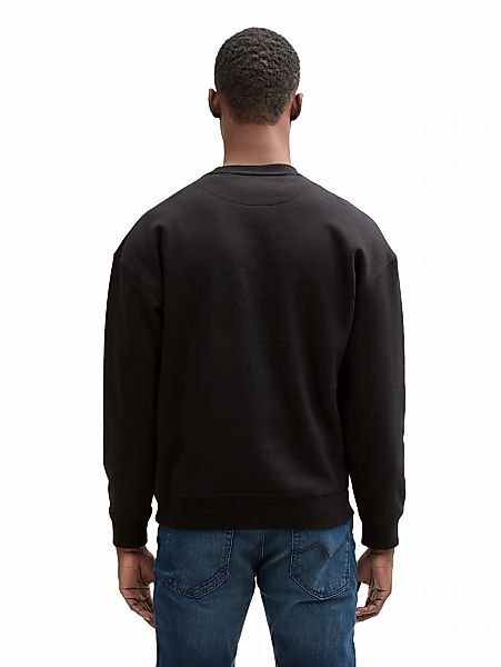TOM TAILOR Denim Sweatshirt Relaxed Sweatshirt mit Logo Print mit Logo Prin günstig online kaufen