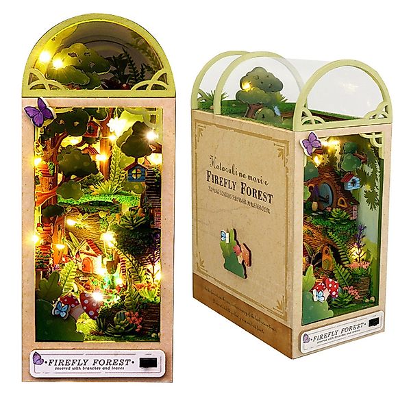 OKWISH 3D-Puzzle Miniatur Holz Bücherregal DIY günstig online kaufen