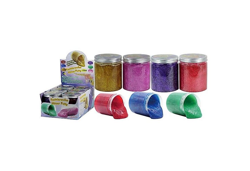 BURI Knete Glitzer Schleim 400g Glitter Slime Knete Modelliermasse Spielzeu günstig online kaufen