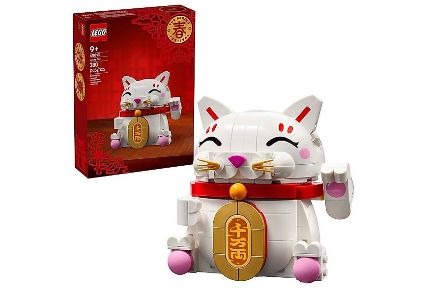 LEGO® Seasonal - Glückskatze Lucky Cat (LEGO 40813) Konstruktions-Spielset, günstig online kaufen