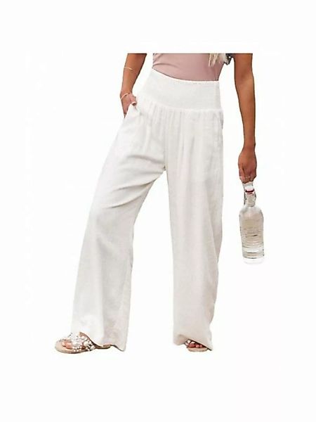 KIKI Culotte Damen Sommer Hose Sommerhose Hosen mit Taschen Strandhose Stof günstig online kaufen