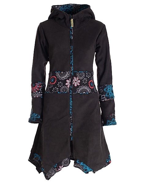Vishes Kurzmantel Fleece Mantel Fleecemantel Hooded günstig online kaufen
