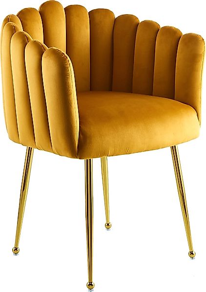 Kayoom Polsterstuhl »Stuhl Muna 125, TOPSELLER!ausgefallene Rücken-/Armlehn günstig online kaufen