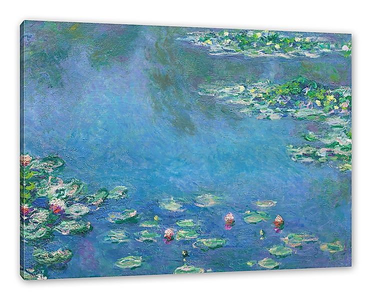 Pixxprint Leinwandbild Claude Monet - Seerosen günstig online kaufen