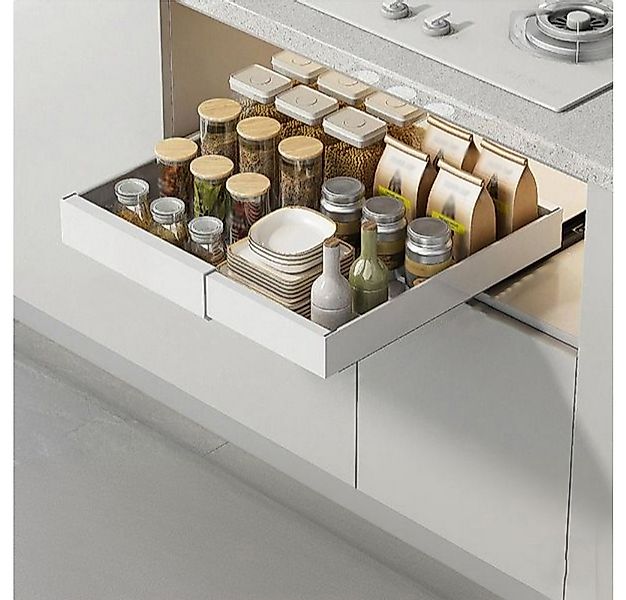 GarveeMore Küchenorganizer-Set 32-52CM Expandierbarer Ausziehbarer Schrank günstig online kaufen