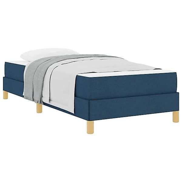 vidaXL Boxspringbett Blau 100 x 200 cm Stoff 3398548 günstig online kaufen