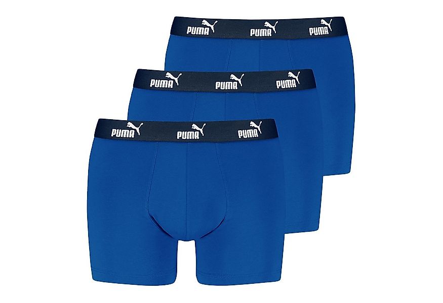 PUMA Boxer Everyday Cotton Stretch (3-St) mit umlaufendem Markenschriftzug günstig online kaufen
