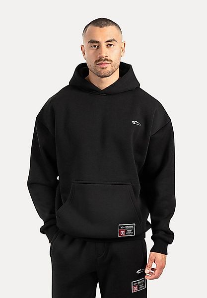 Smilodox Hoodie Rayk, Kapuzenpullover mit Logo und großem Rückenprint, Käng günstig online kaufen