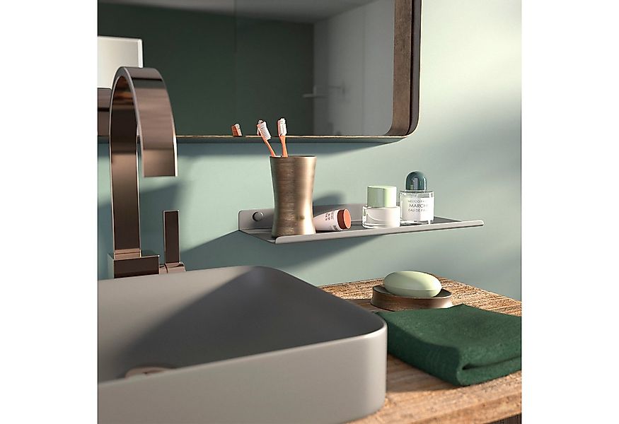 SO-TECH® Wandregal Schweberegal HOVER 35/45 x 13 x 3 cm inkl. Befestigungss günstig online kaufen