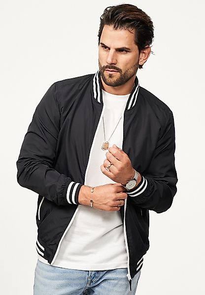 SOULSTAR Blouson mit Baseball-Kragen im College-Stil günstig online kaufen