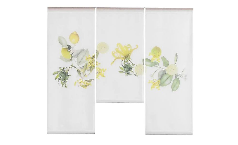 Schiebevorhang 3er-Set   ¦ gelb Gardinen & Rollos > Gardinen & Vorhänge > S günstig online kaufen