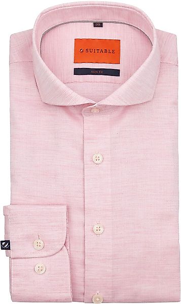 Suitable Melange Hemd Rosa - Größe 42 günstig online kaufen