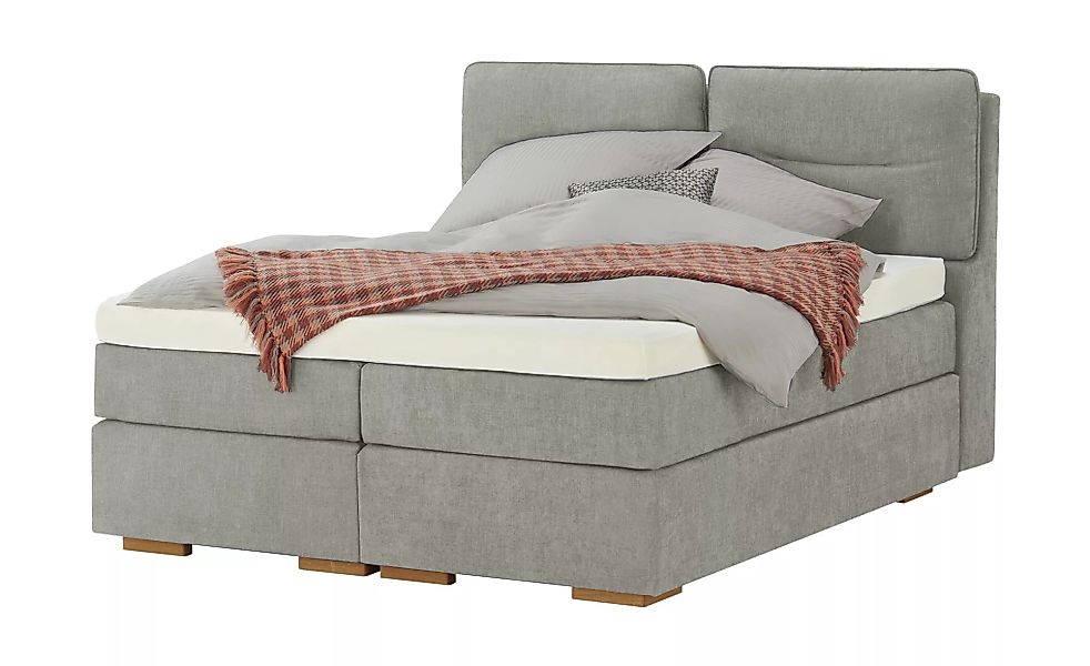 Wohnwert Boxspringbett mit Bettkasten Dormian Besta - grau - 180 cm - Bette günstig online kaufen