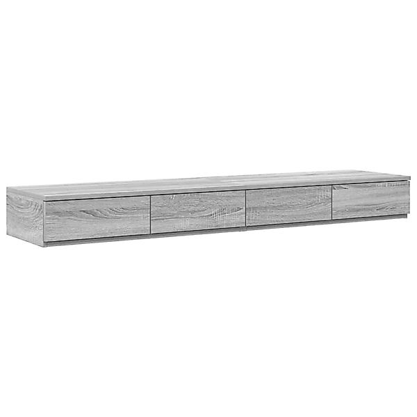 vidaXL Bettschubladen Grau Sonoma 135 x 36,5 x 16,5 cm Holzwerkstoff 866992 günstig online kaufen