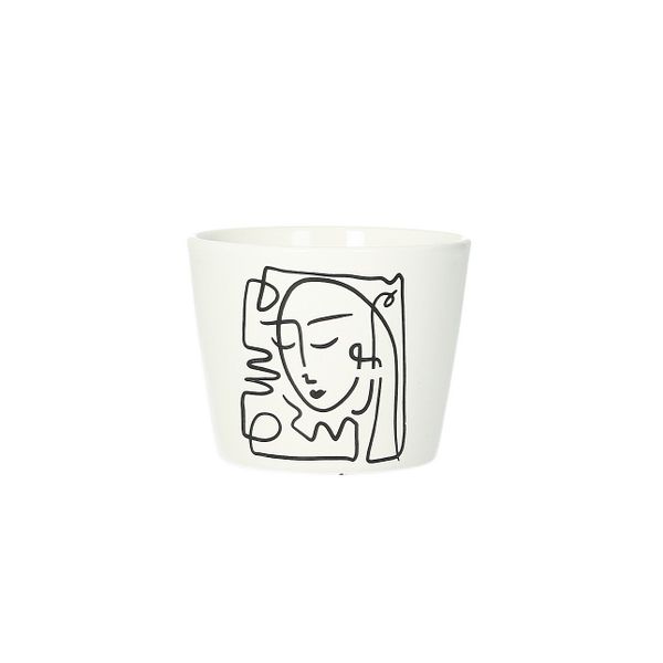 Übertopf Face 8cm, ⌀10 x 8 cm günstig online kaufen