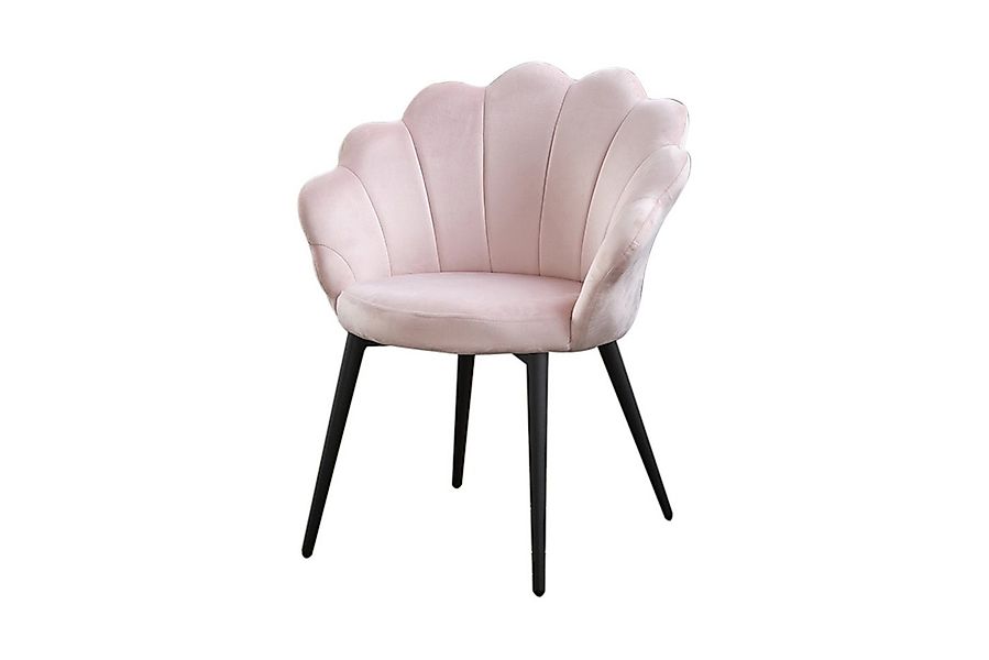 KAWOLA Esszimmerstuhl CARLA, Stuhl Velvet, Fuß schwarz oder gold, verschied günstig online kaufen