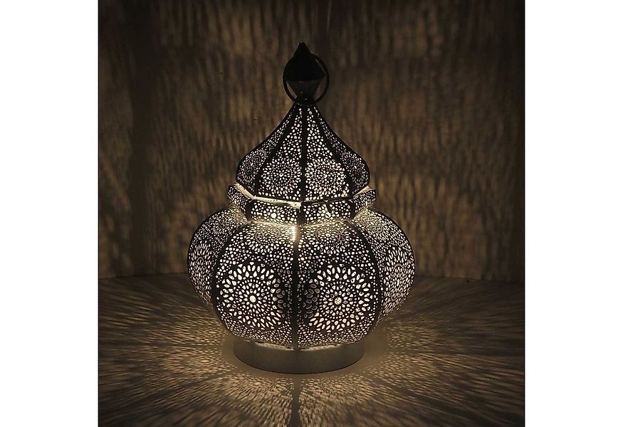 Casa Moro Nachttischlampe Orientalische Tischlampe Lampe in weiß Gold, ohne günstig online kaufen