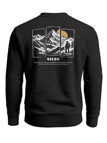 Neverless Sweatshirt Sweatshirt Herren Pullover mit Outdoor Grafik Print Be günstig online kaufen