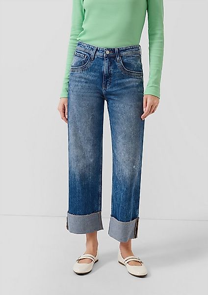 s.Oliver Weite Jeans Jeans-Hose SURI Cropped Jeans Suri / Regular Fit / Mid günstig online kaufen