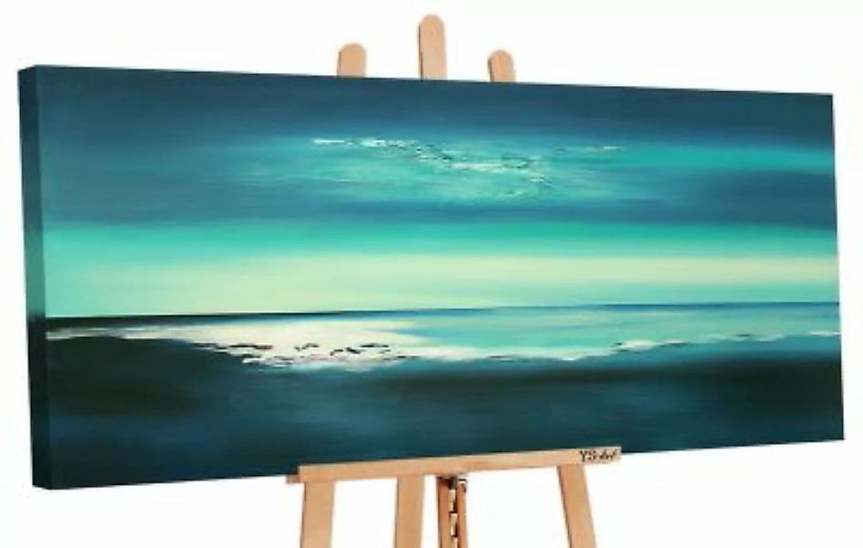 YS-Art™ "Gemälde Acryl ""Glanzlichter"" handgemalt auf Leinwand 115x50 cm" günstig online kaufen