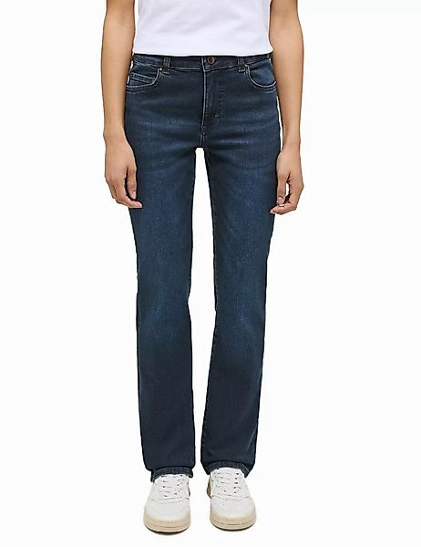 Mustang Damen Jeans CROSBY Relaxed Straight Fit - Blau - Dark Blue Denim günstig online kaufen