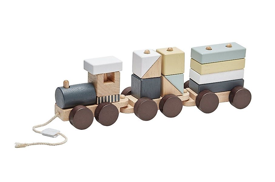 Kids Concept Nachziehtier Spielzug mit Holzklötzen günstig online kaufen