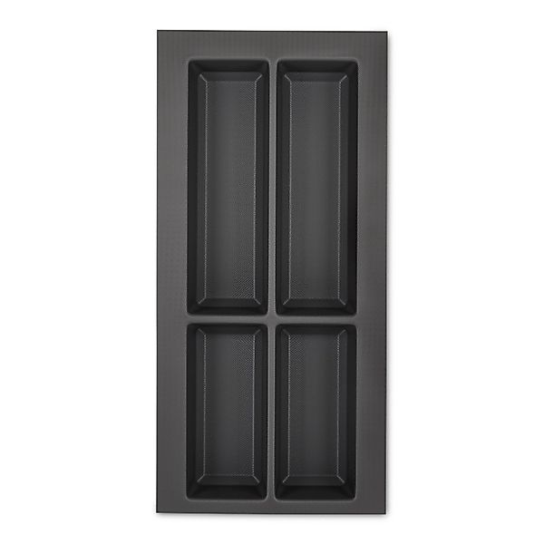 SOTECH Orga-Box VII Besteckeinsatz Basaltgrau 300 mm Höhe 50,5 mm mit Softt günstig online kaufen