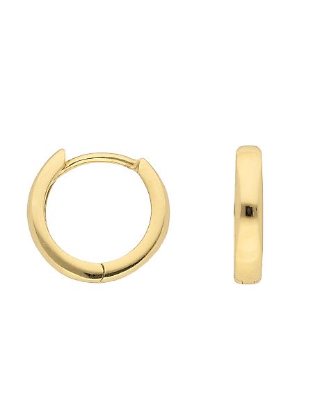 Adelia´s Paar Ohrhänger "585 Gold Ohrringe Creolen Ø 12 mm", Goldschmuck fü günstig online kaufen
