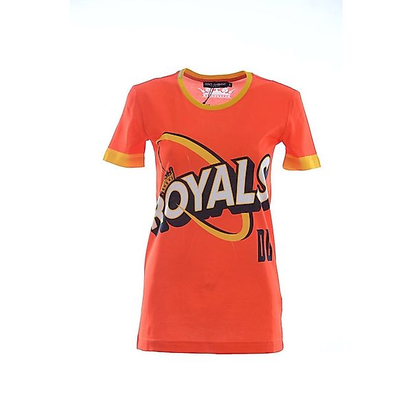 Dolce & Gabbana 737973 Kurzarm Rundhalsausschnitt T-shirt 42 Orange günstig online kaufen