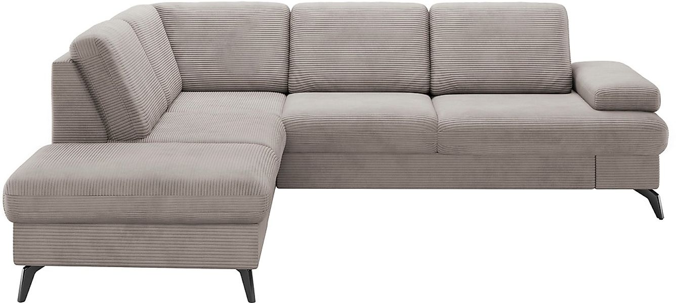 sit&more Ecksofa "Morris Jubi L-Form, B: 238 cm" mit Armteilfunktion & 1 Zi günstig online kaufen