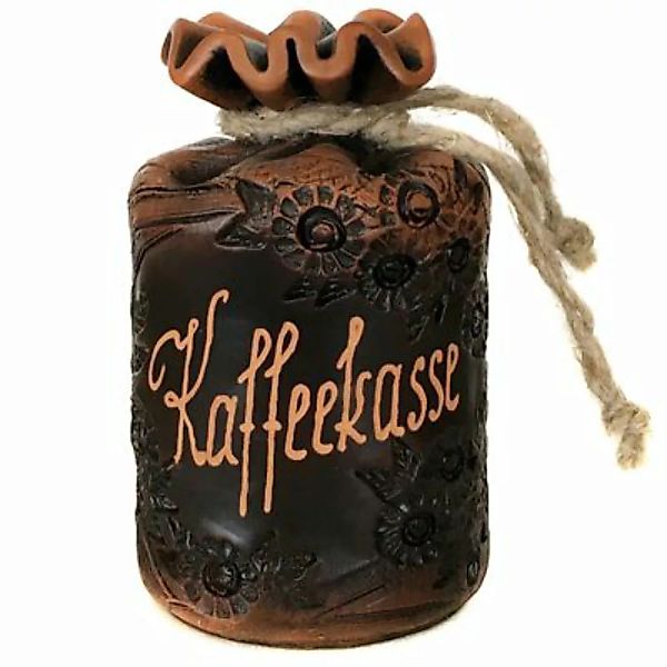 HTI-Living Keramik Sparsack braun Kaffeekasse günstig online kaufen