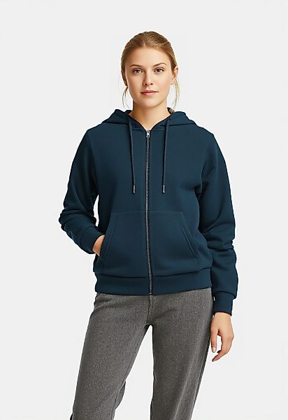 pieces Kapuzensweatshirt "PCCHILLI LS ZIP HOODIE NOOS BC", Baumwollmischung günstig online kaufen