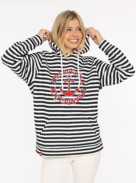 Zwillingsherz Kapuzensweatshirt ""Streifen Strandglück"", gestreift, mit St günstig online kaufen