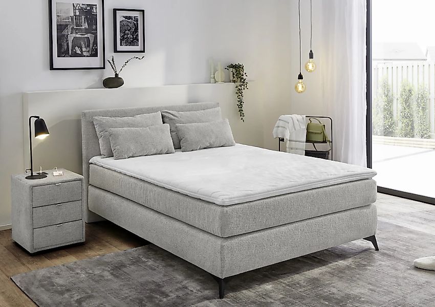 Jockenhöfer Gruppe Boxspringbett "Paulina, inkl. Topper und Kissen, Härtegr günstig online kaufen