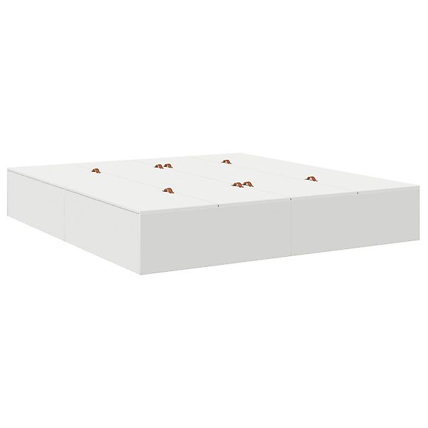 vidaXL Bett Bettgestell mit Speicher Weiß günstig online kaufen