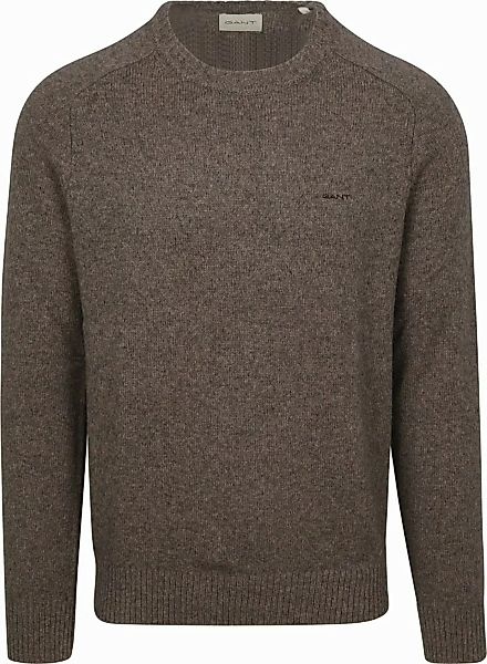 Gant Rundhalspullover "WOOL BLEND C-NECK", in melierter Optik günstig online kaufen