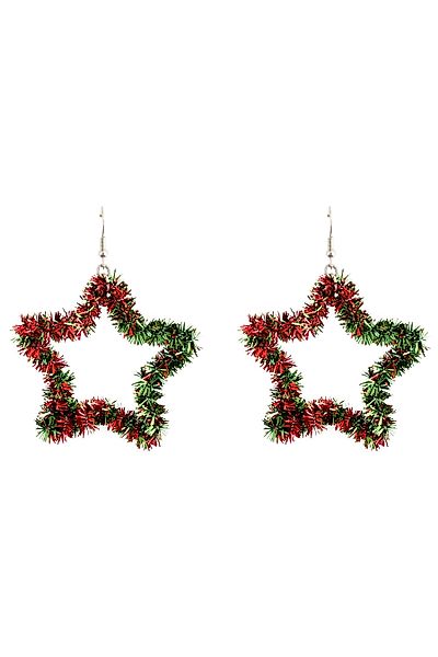 Next Paar Ohrhänger Weihnachts-Ohrringe mit Lametta-Sterndesign günstig online kaufen