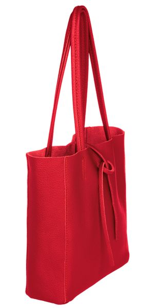Caspar Schultertasche Mittelgroße Leder Shopper Damen günstig online kaufen