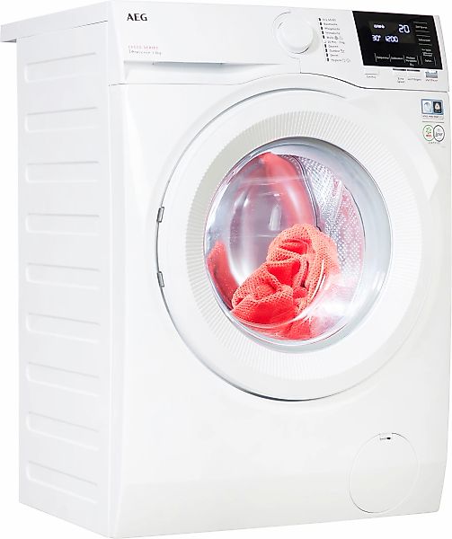 AEG Waschmaschine 6000 "LR6A668" 8 kg 1600 U/min Hygiene-Programm mit Dampf günstig online kaufen