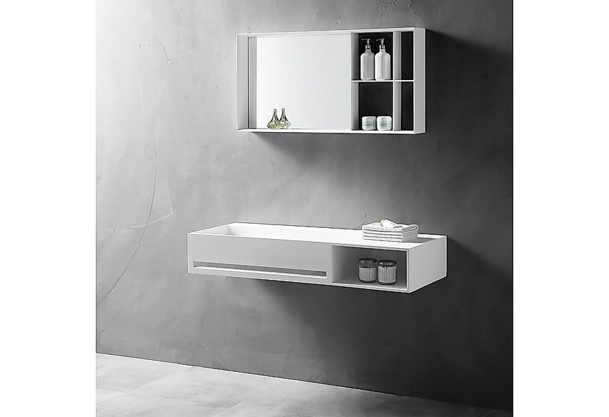 Bernstein Waschbecken TWG62, aus Mineralguss - Breite wählbar - Weiß matt günstig online kaufen