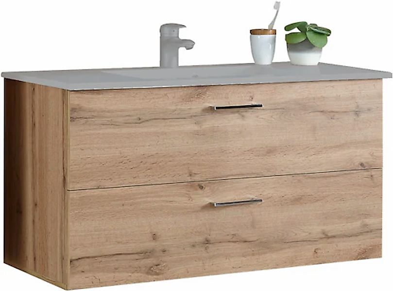 BASIC by Balculina Waschtisch »Best«, Breite 101 cm,mit Waschbecken, Softlc günstig online kaufen