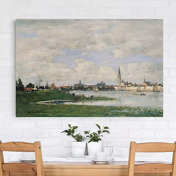 Leinwandbild - Querformat Eugène Boudin - Blick auf Antwerpen günstig online kaufen