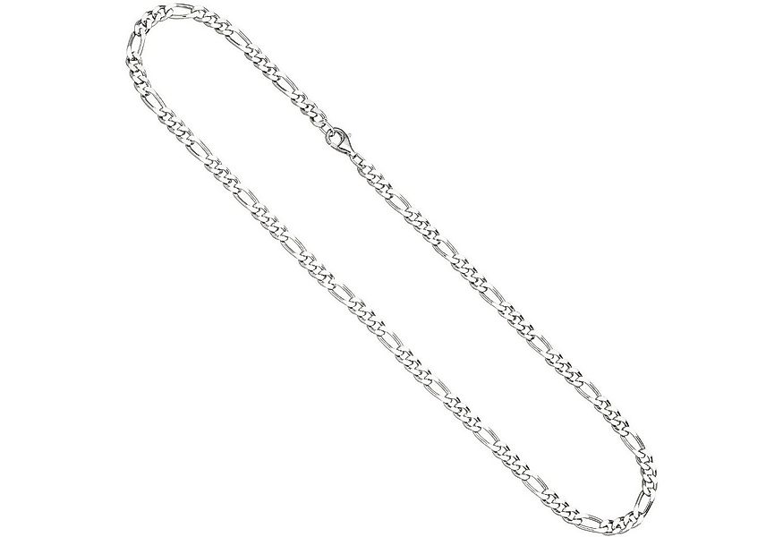 Schmuck Krone Silberkette 5,3mm Kette Figarokette aus 925 Silber 50cm, Silb günstig online kaufen