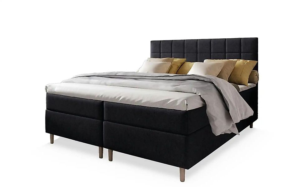 MASSENO Boxbett mit Bettkasten Ibiza ¦ schwarz ¦ Maße (cm): B: 160 H: 110 B günstig online kaufen