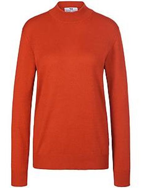 Stehbund-Pullover Modell Sabrina Peter Hahn Seide/Kaschmir orange günstig online kaufen