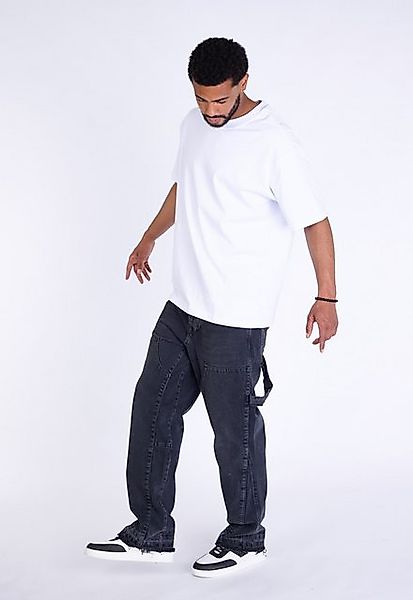 Denim Distriqt Workerjeans Lässige Double Knee Baggy Worker Jeans günstig online kaufen