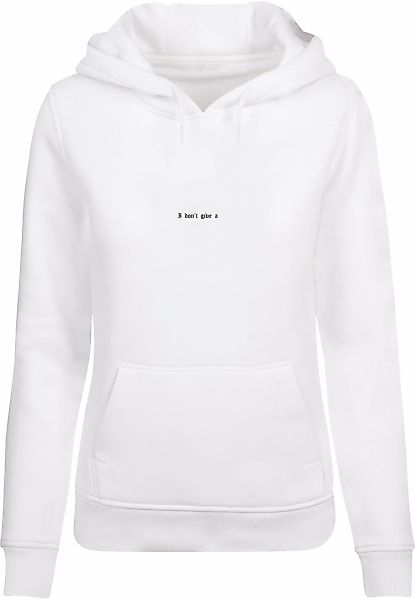 Miss Tee Kapuzenpullover "Miss Tee Damen I Dont Give A Hoody", (1 tlg.) günstig online kaufen