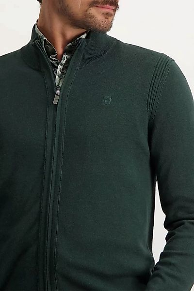 State Of Art Strickjacke Dunkelgrün - Größe XXL günstig online kaufen