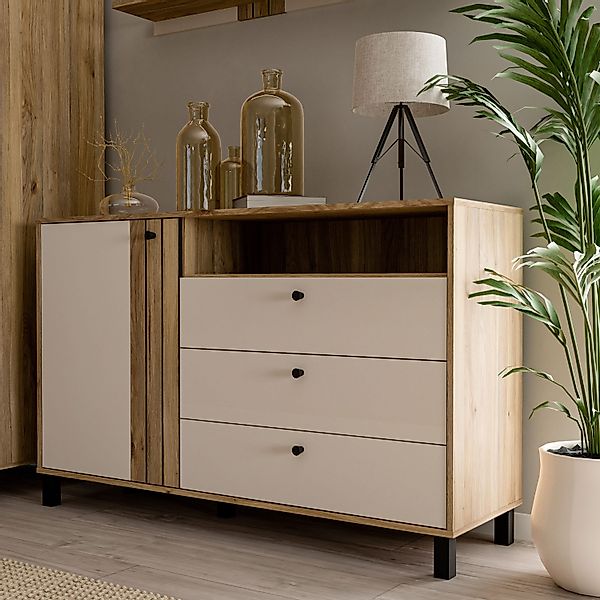 FORTE Sideboard "Killarney", Sideboard, Stauraum, Soft Close, Metallgriffe günstig online kaufen